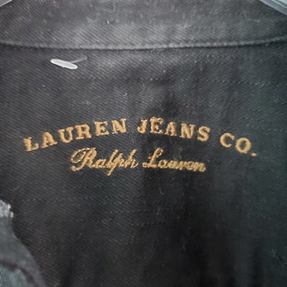 Ralph Lauren Western Beaded Denim Jacket Lauren Jeans Co Tribal Aztec Medium - Picture 6 of 9